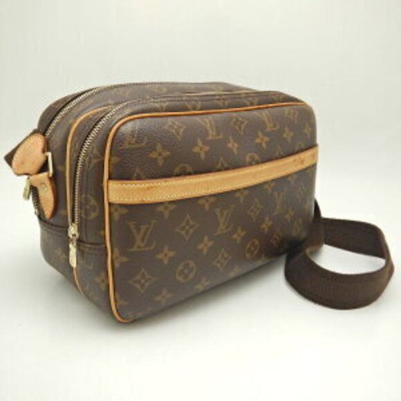 Louis Vuitton Monogram Reporter Shoulder Bag Brown - Picture 2 of 10